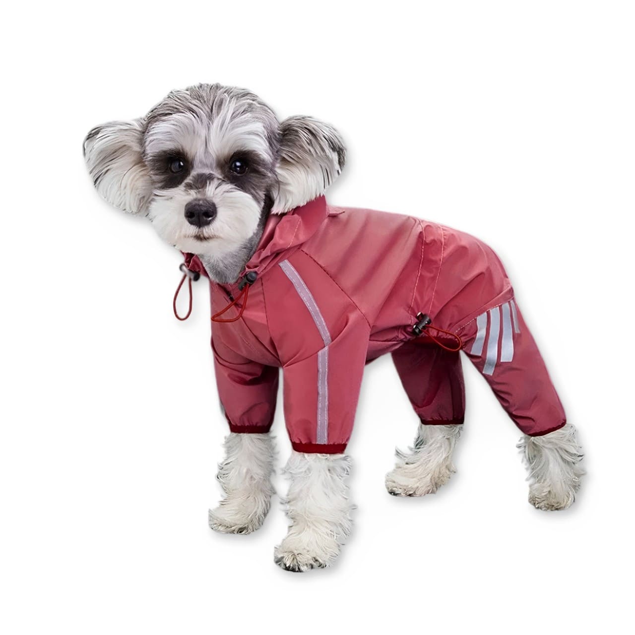 Capa de Chuva para Cães com Engate para Coleira - Select