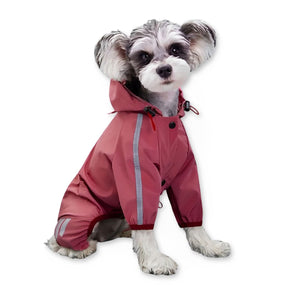 Capa de Chuva para Cães com Engate para Coleira - Select